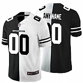 Nike Broncos Customized Black And White Split Vapor Untouchable Limited Jersey,baseball caps,new era cap wholesale,wholesale hats